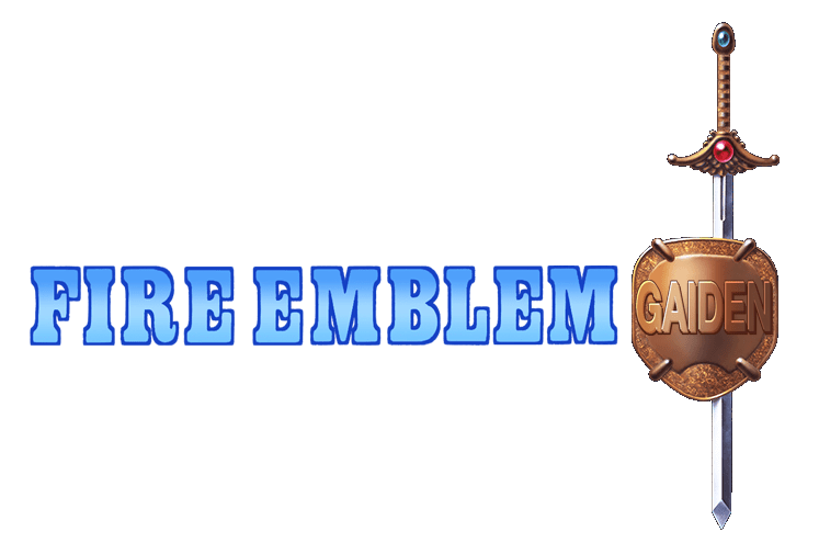 Fire Emblem Gaiden logo for Famicom